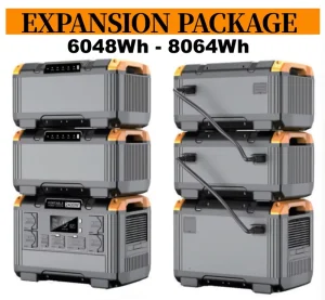 High Capacity 6Kw 8Kw 3000W Portable Power Station Pure Sine Wave LiFePo4 Battery Solar Panel Generator Home Backup Outdoor MPPT