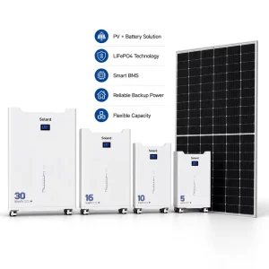 High Capacity Home Appliances 51V 600Ah Hybrid WIFI Smart Monitoring off Grid 30kWh Stackable Solar Energy Storage Battery Pack