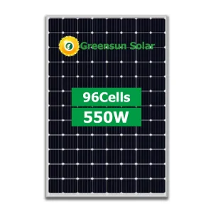 High Capacity Solar Panel Cells 550W 500w Solar Penals for House Solar System