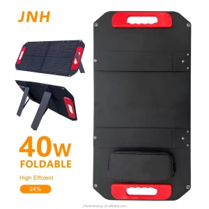 High Conversion Portable Foldable 100W Double sided ETFE Solar Panel off Grid Emergency Laptop Phone Charging USB Type C Output