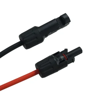 High Current Push Lock Solar Electric Cable IP67 IP68 Waterproof Solar Cable Connector