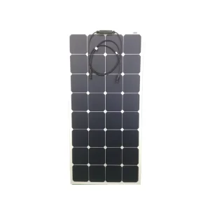High Efficiency 100W Semi Flexible Solar Panel Bendable Photovoltaic PV Solar Module With Frosted PET