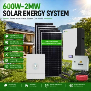 High Efficiency 15kW Hybrid Solar System for Home Use with Battery Storage and Renewable Energy Solution