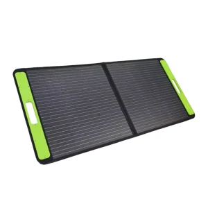 High Efficiency 23% Monocrystalline Silicon Foldable 24.2V 100W Portable Solar Panel with 72 Cells for Camping and RV Use