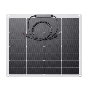 High Efficiency 25% HPBC Ultra-Thin Flexible Solar Panels 100W IP67 Waterproof for Balcony Caravan Yacht