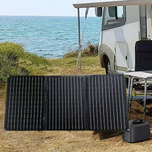 High Efficiency 30W Foldable Solar Panel Portable Solar Charger with USB & Type C Dual Output for Outdoor Camping Hiking