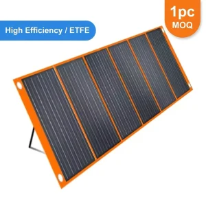 High Efficiency 60W 600W Foldable Solar Panels Portable ETFE Monocrystalline Solar Charger with MPPT Controller for RV Camping