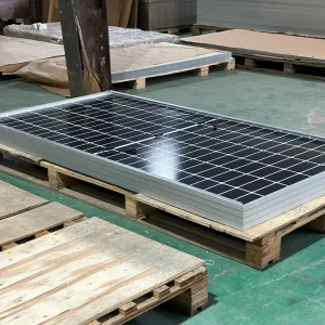 High Efficiency 650W Bifacial Solar Panel Monocrystalline Half Cell Double Glass PV Module for Solar System