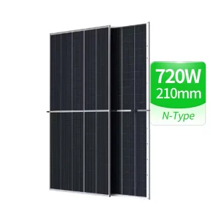 High Efficiency 720w Solar Panels Half Cell Technology Solar for House