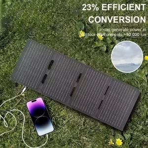 High Efficiency Mono Small Foldable Solar Panel 12W 21W 30W 45W 65W Portable Solar Charger 5V USB Solar Panel for Camping Hiking
