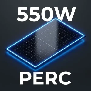 High Efficiency Monocrystalline Solar Panel 500W-550W PV Module 23% Efficiency For Home Solar System