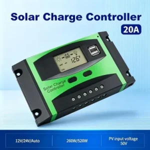High Efficiency PWM Solar Panel Controller Multi Protection Off-Grid Solar Charger for Home PV System