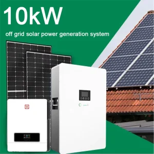High Efficiency Solar Panel System 15kwh Lithium Battery Energy Storage Off Grid Inverter Power Generator Solar Panel
