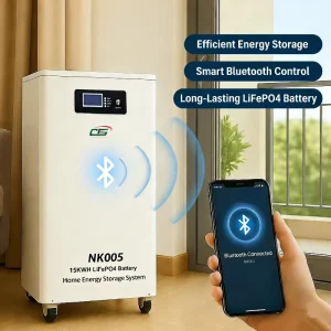 High-Efficient Energy Storage System Model NK005 Split with 51.2V 16Kwh LiFePO4 Battery off Grid for Home Use