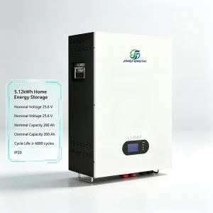 High Performance Wall Mounted LiFePO4 Battery 24V 200Ah 5.12kWh Intelligent BMS LCD Monitor 6000+ Cycles Home Off Grid Solar