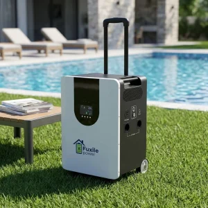 High Power 4kWh Portable Power Station 3000W Pure Sine Wave LiFePO4 Battery with BMS Multi Protection Solar Panel for Outdoor RV