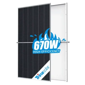 High Power Solar Panel TSM-DE21 Vertex 650W 655W 660W 665W Topcon Single Glass Monocrystalline PV
