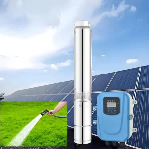 High Pressure 2.5HP 198m Deep Well Solar DC 3 Inch Water Pump for Agriculture and Farm