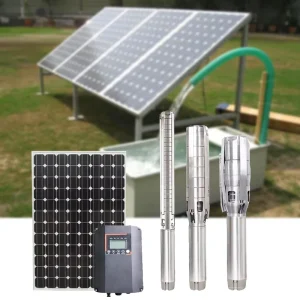 High Pressure Solar Submersible Water Pump for Agriculture Irrigation