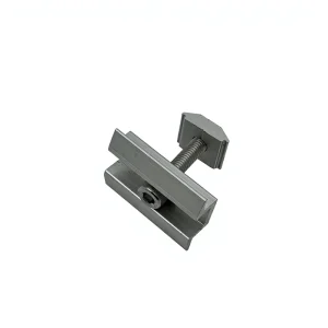 High Quality Aluminum Solar Panel Mid Clamp for Flat Rooftop or Ground Solar PV Mounting Component