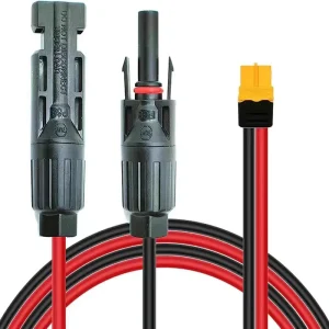 High Quality Solar Cable Male Female Connector XT60 Silver Plated Copper Conductor 600V Wire Harness for Electronic Solar