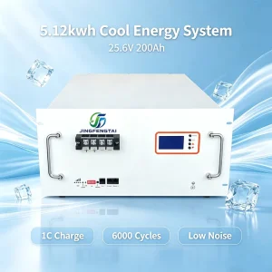 High Reliability Rack LiFePO4 Battery 25.6V 200Ah 5.12kWh Smart BMS Protection Modular Design 6000+ Cycles for Solar UPS