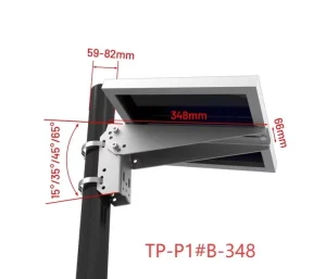 High-Strength Aluminum Single-Pole Ground Solar Panel Racks Adjustable Tilt Design ISO9001&CE Approved 10-Year Service Life