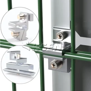 High Strength Solar Panel Fence Clamp Anti Rust Minimal Accessories Fast Installation