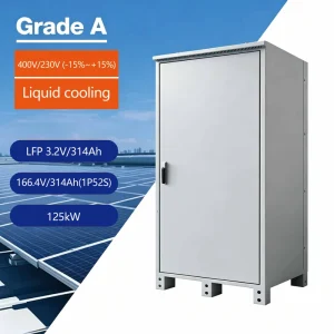 High Voltage 128KWh Industrial Commercial BESS Cabinet Outdoor Energy Storage Solar Hybrid Inverter