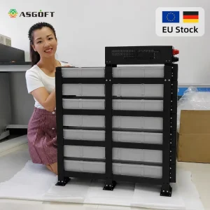 High Voltage 30kWh 40kWh 50kWh 60kWh 100kWh Stacked Lithium Battery Pack 100kW Solar Lifepo4 Energy Storage Battery