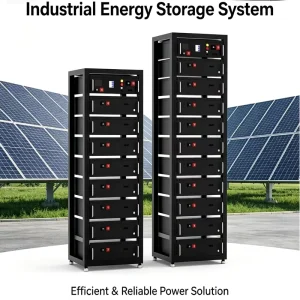 High-Voltage Commercial Industrial LiFePO4 Energy Storage Battery Cabinet with Air Cooling 112kWh/160kWh Capacity for Solar Systems