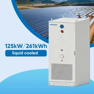 High-Voltage ESS 261kWh 125kW Solar Industrial and Commercial Storage Cabinet Energy Storage System Container