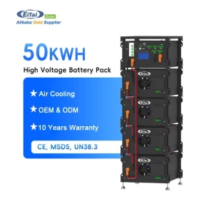 High Voltage Grade a 30Kwh 40Kwh 50Kwh LifePO4 Solar Battery Off-Grid System Stackable CAN RS485 512V 60Kwh 80Kwh 100Kwh