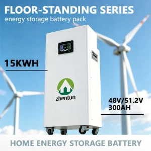 High-Voltage LiFePO4 Battery 51.2V 300Ah 15kWh for Residential Solar Storage
