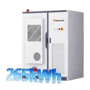 High Voltage Lithium Ion Air Cooling Energy Management System 200KWh 265KWh Battery Cabinet Hybrid Solar Power