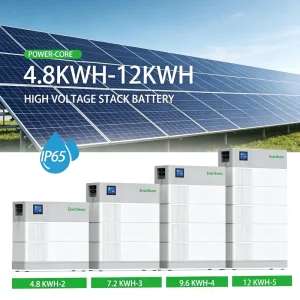 High Voltage Satckable 20kwh 30kwh 50kwh Lithium Batteries Lifepo4 Cells Solar Battery Storage System