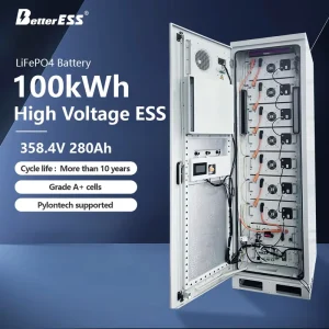 High Voltage Solar ESS 60kwh to 215kwh Industrial Commercial Storage DC Cabinet Lifepo4 Battery