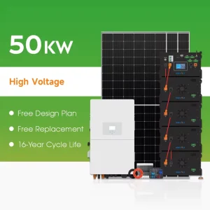 High Voltage Solar Energy System 20kW 30kW 50kW 100kW Solar Panels With Battery And Inverter All In One Solar Power System