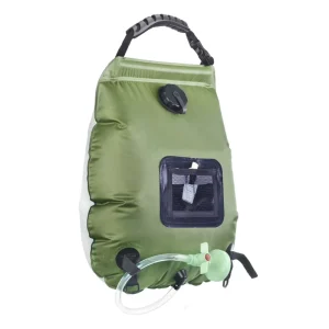Hikeon 20L Foldable PVC Portable Solar Shower Bag for Outdoor Camping Hiking and Car Camping