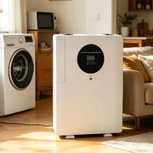Home Backup Hybrid Grid Energy Storage System All in One Inverter LiFePO4 Battery Wall Mounted 6.2KW