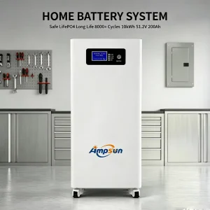 Home Backup Power Storage LiFePO4 10 Year Warranty 8000 Cycles Split Solar Battery System with Smart BMS Hybrid Grid