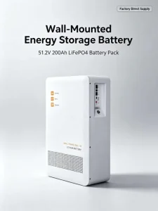 Home Battery LiFePO4 Solar Energy Storage Wall Mounted 51.2V 200Ah 10 20Kw IP64 IP65 CAN Hybrid Grid Protection