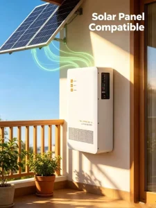 Home Battery LiFePO4 Solar Energy Storage Wall Mounted 51.2V Hybrid Grid AC CAN Smart BMS 200Ah Stackable IP64 IP65 10240Wh