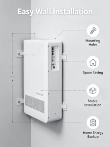 Home Battery LiFePO4 Solar Energy Storage Wall Mounted 51.2V Nominal Voltage Hybrid Grid CAN IP64 IP65 Smart 200Ah 10240Wh