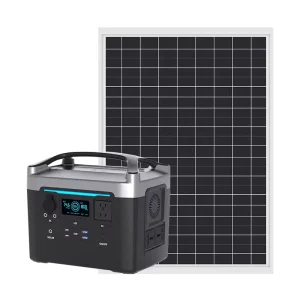Home Emergency Solar Generator Lithium UPS Power Station 1200W Energy Storage Battery and Inverter All in One Power Station