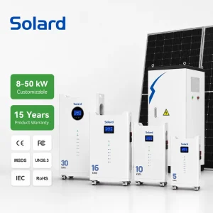 Home Energy LFP Solar 32kWh Stackable 8000 Cycles 51V 600Ah House Energy Storage Battery Pack