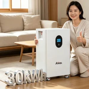 Home Energy Storage 30kWh 51.2V 600Ah LiFePO4 Solar Battery Lithium Battery Wall Mounted