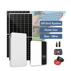 Home Energy Storage All-in-One LiFePO4 48V IP65 Stackable CAN 2-10kW off Grid Solar System 10-Year Warranty