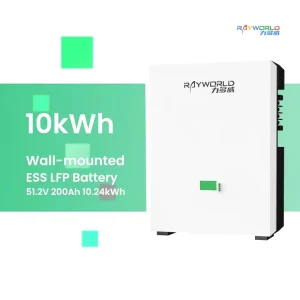 Home Energy Storage Battery 51.2V 200Ah 10kWh Wall Mounted LiFePO4 Battery 48V 200Ah 9.6Kwh Solar Lithium Battery Pack