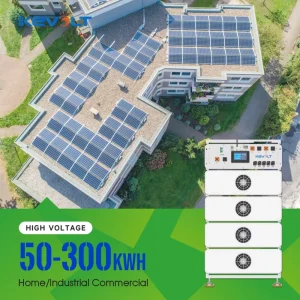 Home Energy Storage High-Voltage Lithium-Ion Battery Pack 50kWh 100kWh for Industrial and Commercial Energy Storage